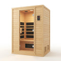 Infrared Sauna Built for Daily Wellness, European Aspen Wood, 905W Low EMF, Bluetooth Speakers