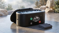 Inflatable Ice Bath Tub for Athletes – 216-Gallon Cold Plunge Tub with Insulated Lid, Full-Body Stretch Design, Insulated & Water Chiller Compatible, Portable for Indoor & Outdoor Recovery — Lifestyle