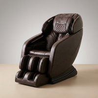 Zero Gravity Massage Chair Designed for Deep Restoration, SL-Track System, Quad Roller Technology, Heat Therapy — Studio Shot
