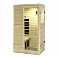 Infrared Sauna Built for Daily Wellness, European Aspen Wood, 905W Low EMF, Bluetooth Speakers