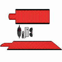 Red Light Therapy Mat Built to Support Wellness Routines, 1370 LEDs, 660nm & 850nm Wavelengths, Premium Leather